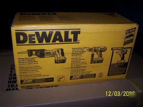 New dewalt 18V xrp hammer drill saw impact gun 3PC kit