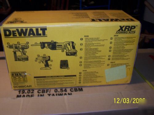 New dewalt 18V xrp hammer drill saw impact gun 3PC kit