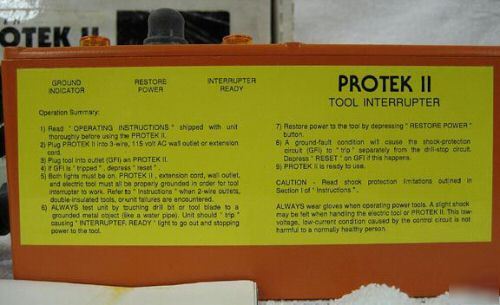 Protek ii tool interrupter metal pipe conduit protector
