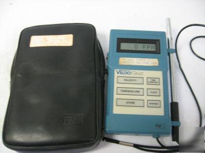 Tsi velocicalc mdl 8352 air velocity meter