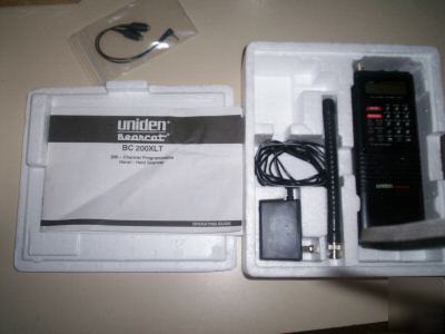 Bearcat 200XLT uniden scanner 200 channel programable 