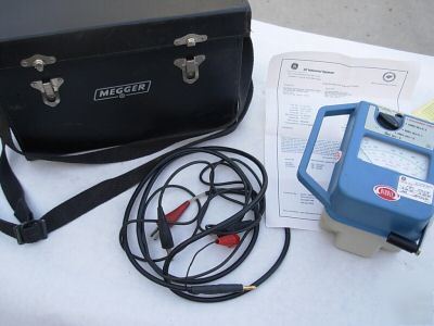 Biddle megger hand crank insulation tester type 210170