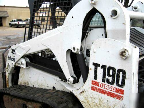 Bobcat T190 skid steer track loader 2003, 2140 hrs, 