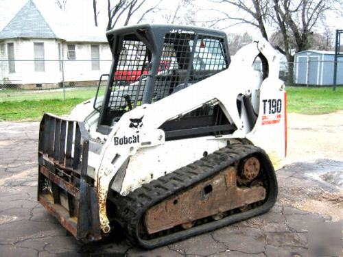 Bobcat T190 skid steer track loader 2003, 2140 hrs, 