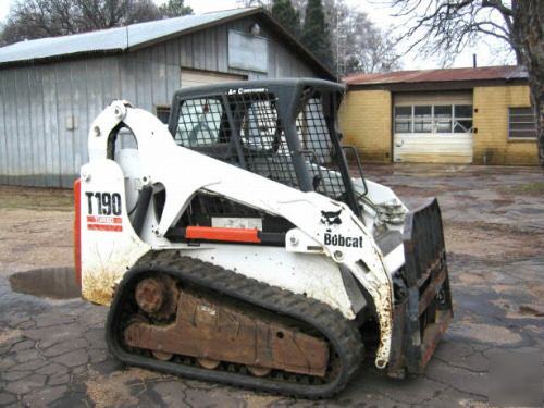 Bobcat T190 skid steer track loader 2003, 2140 hrs, 