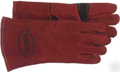 Boss 1JL0992K premium grade welding gloves sold/pair