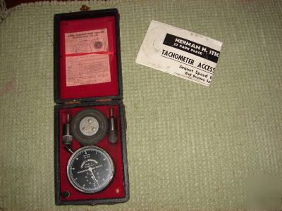 Herman h. sticht dial tachometer - excellent condition