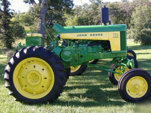 John deere 730 diesel electric start hi crop 3PT in mn