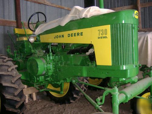 John deere 730 diesel electric start hi crop 3PT in mn