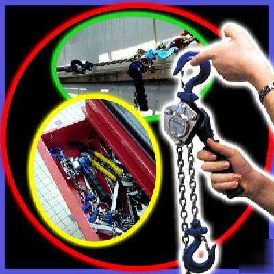 Lightweight-compact ratchet lever mini hoist*1/4-ton*