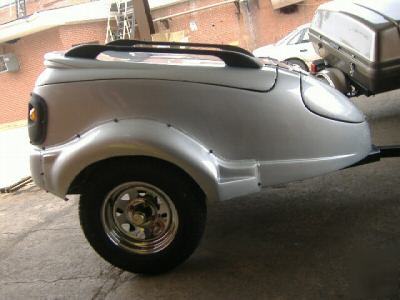 New 07 motorcycle bike trike cargo fiberglass trailer