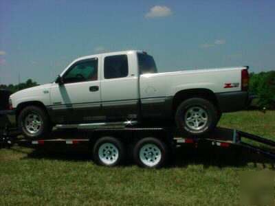 New 10,400# equip trailer, tractor, utility. backhoe.