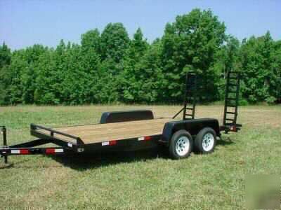 New 10,400# equip trailer, tractor, utility. backhoe.