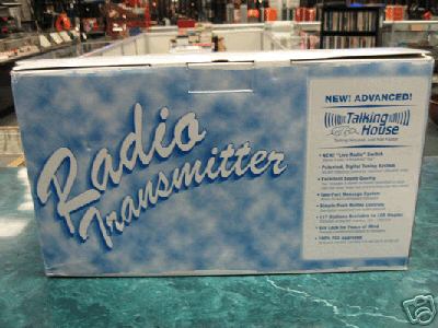 New talking house am radio transmitter real estate tool 