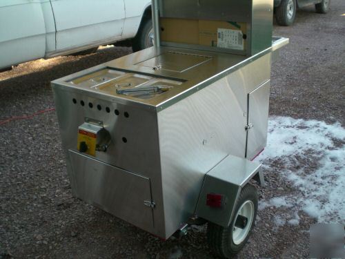 New world's best hot dog cart, yorker model.