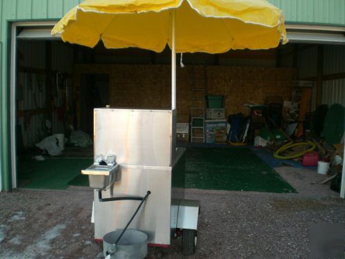 New world's best hot dog cart, yorker model.