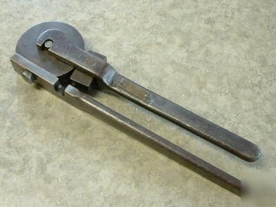 Rare old imperial brass tubing tube pipe bender, 1/2 