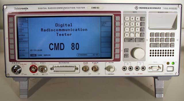 Rohde & schwarz CMD80 w/manual, 11 installed options