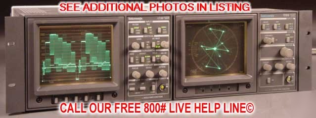 Tektronix 1730 1720 ntsc waveform monitor & vectorscope