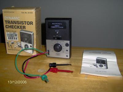 Transistor checker dinamic micronta