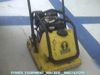 Wacker WP1550 plate compactor