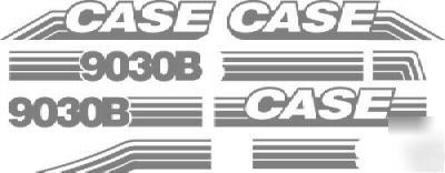 ** case 9030B excavator, original stripe decal **