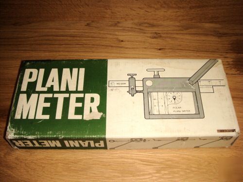  vintage planimeter koizumi type kp-27 compensating